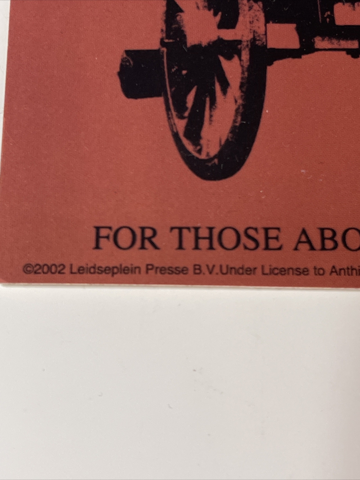AC/DC For Those… Vinyl Sticker: Licensed, Great Condition, Vintage 2002, Rare