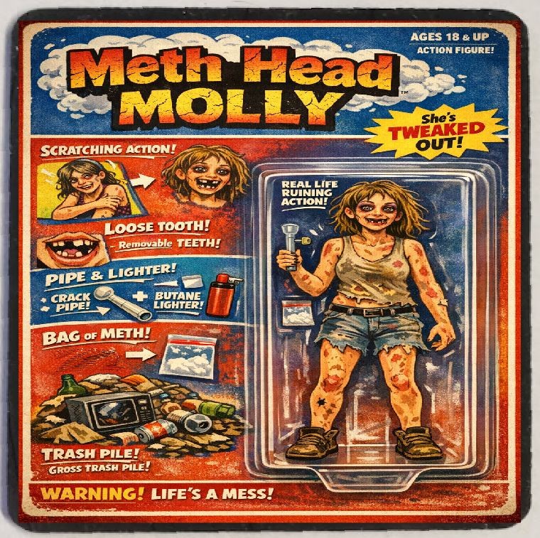 Action Figure Funny Refrigerator Magnet M271