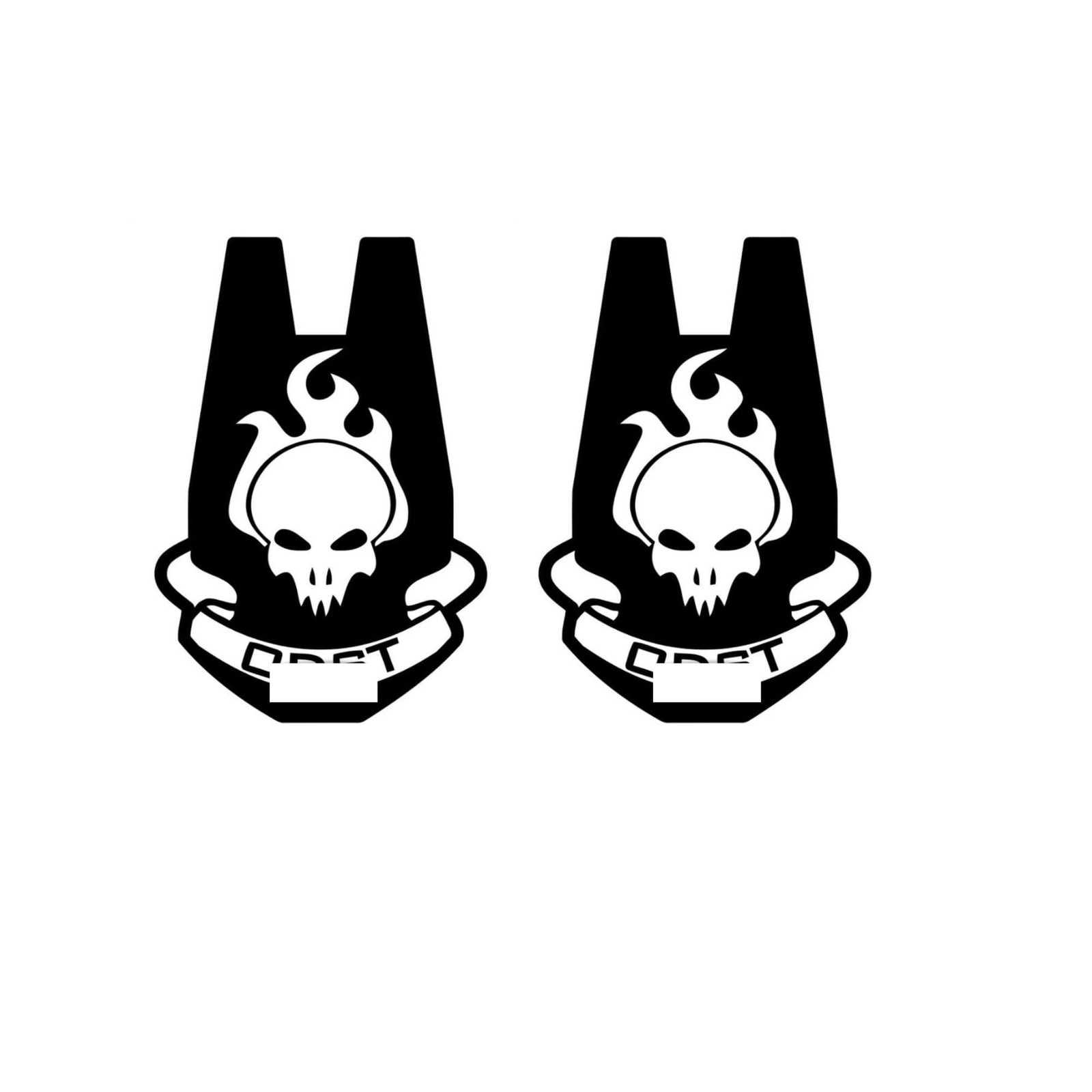 2 PC Orbital Dropper Sticker 3.25×2.5 Inch Sticker for Personal Items, Cars, Etc