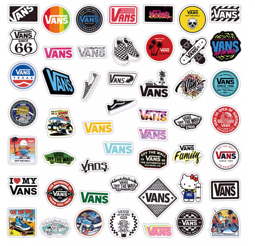 Vans Stickers #3 (4 to 8cm )