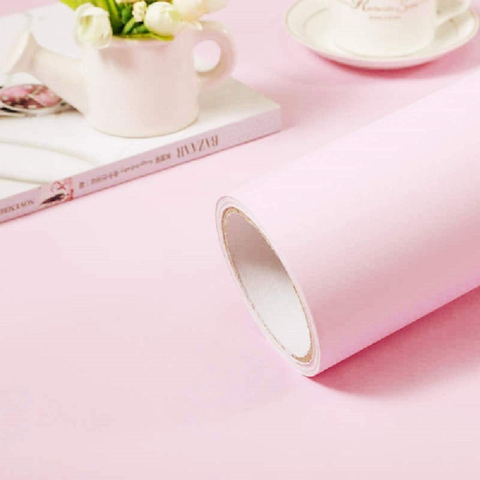 practicalWs Pink Wallpaper, Peel and Stick Wallpaper for Bedroom, Waterproof …