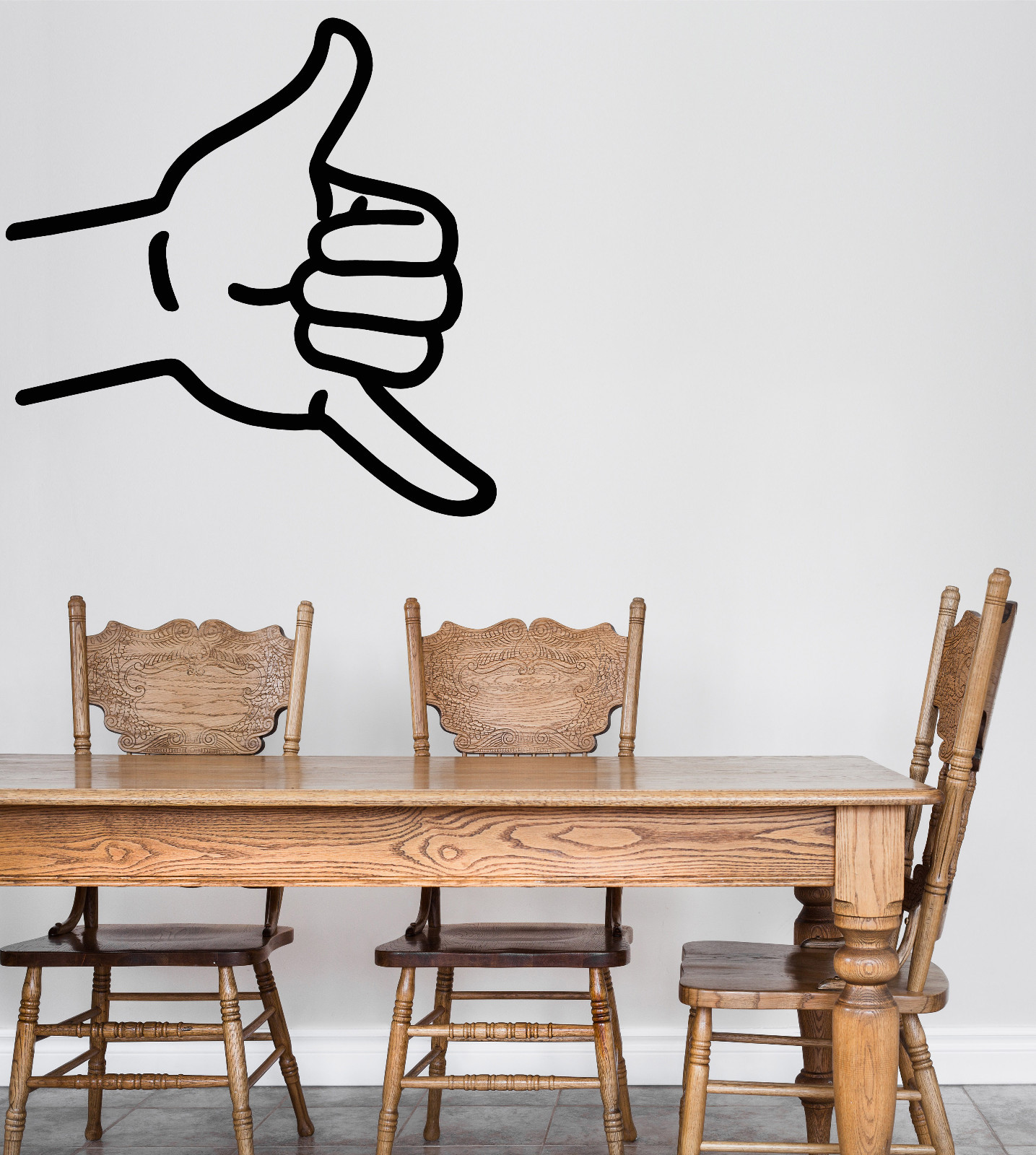 Wall Stickers Vinyl Decal Hang Loose Sign Funny Decor Relax Calm Down (z2002)