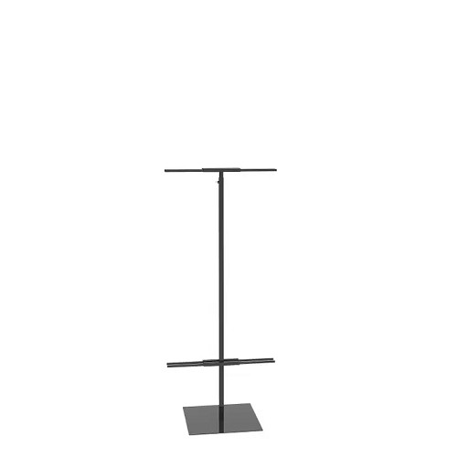 Econoco DBD96/B Black Adjustable Floor Standing Banner Display