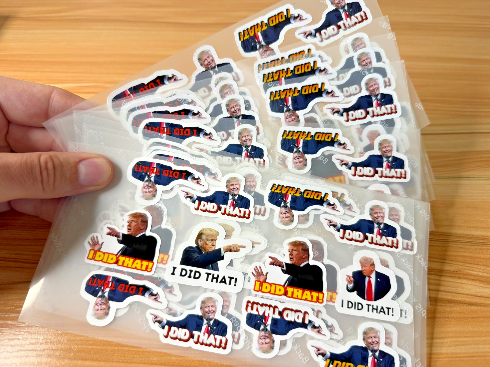 I DID THAT Gas Pump Stickers, 1.5″ Mini Assorted Vinyl Waterproof 10-100 pack