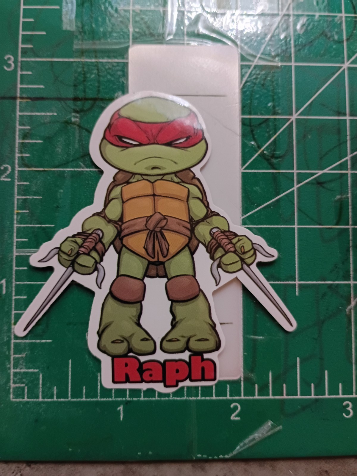 TMNT STICKER X VYNIL HIGH GLOSS DIECUT STICKER X 3X2 INCHES STICKER X TMNT STICK
