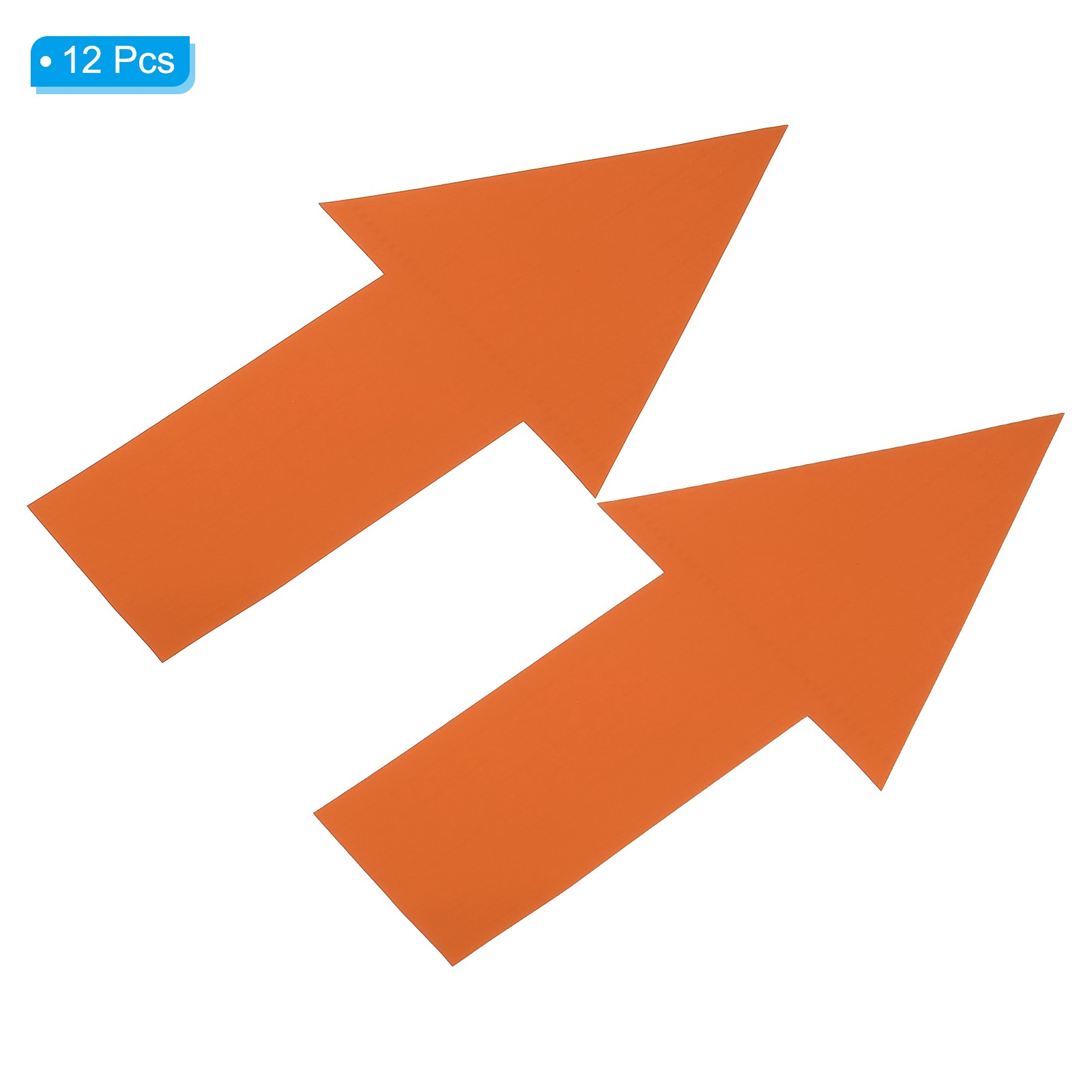 12Pcs Directional Arrow Sticker, 12″ Arrow Removable Adhesive Decals, Orange