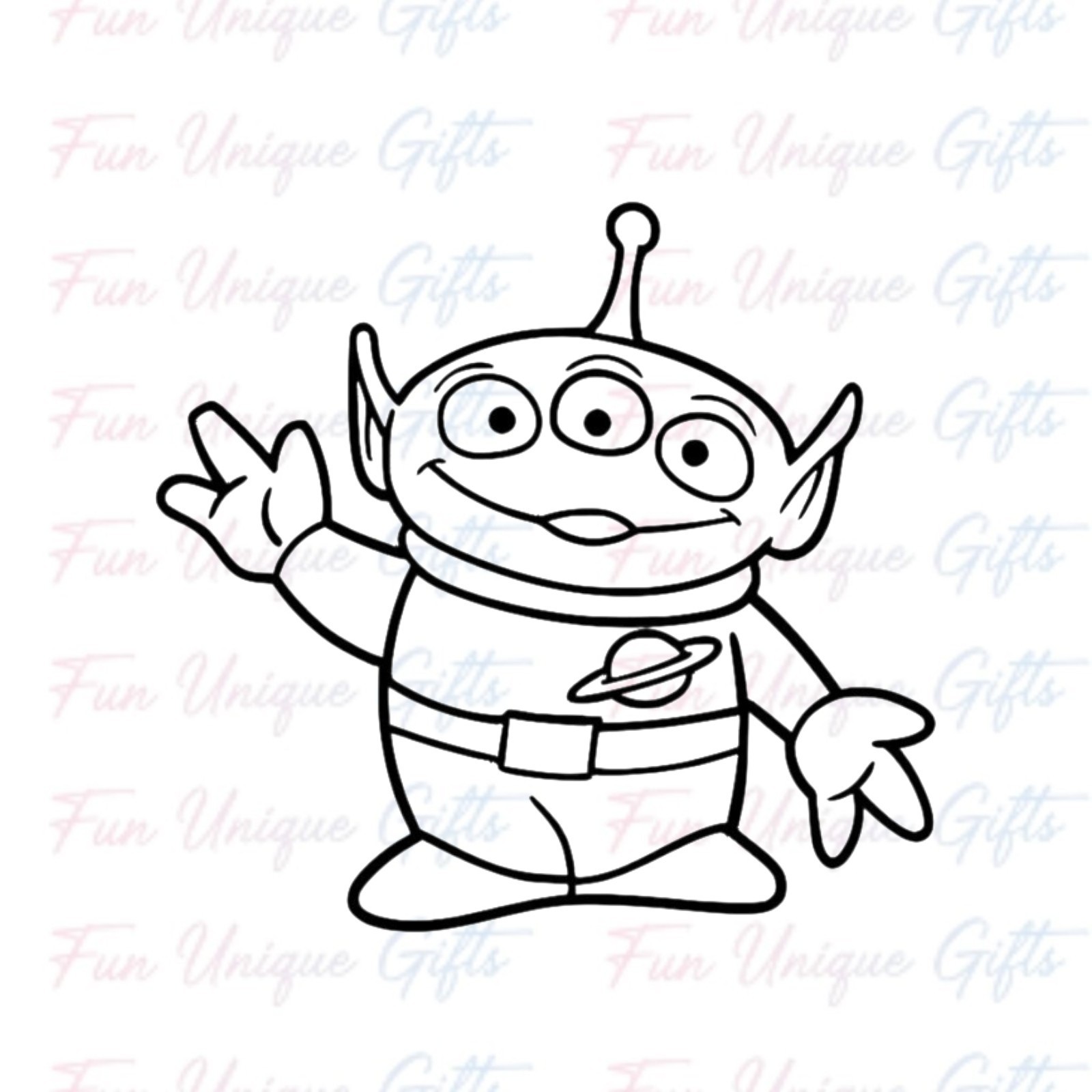 Alien Toy Story Vinyl Decal Sticker -Multiple Colors & Sizes- FREE SHIPPING