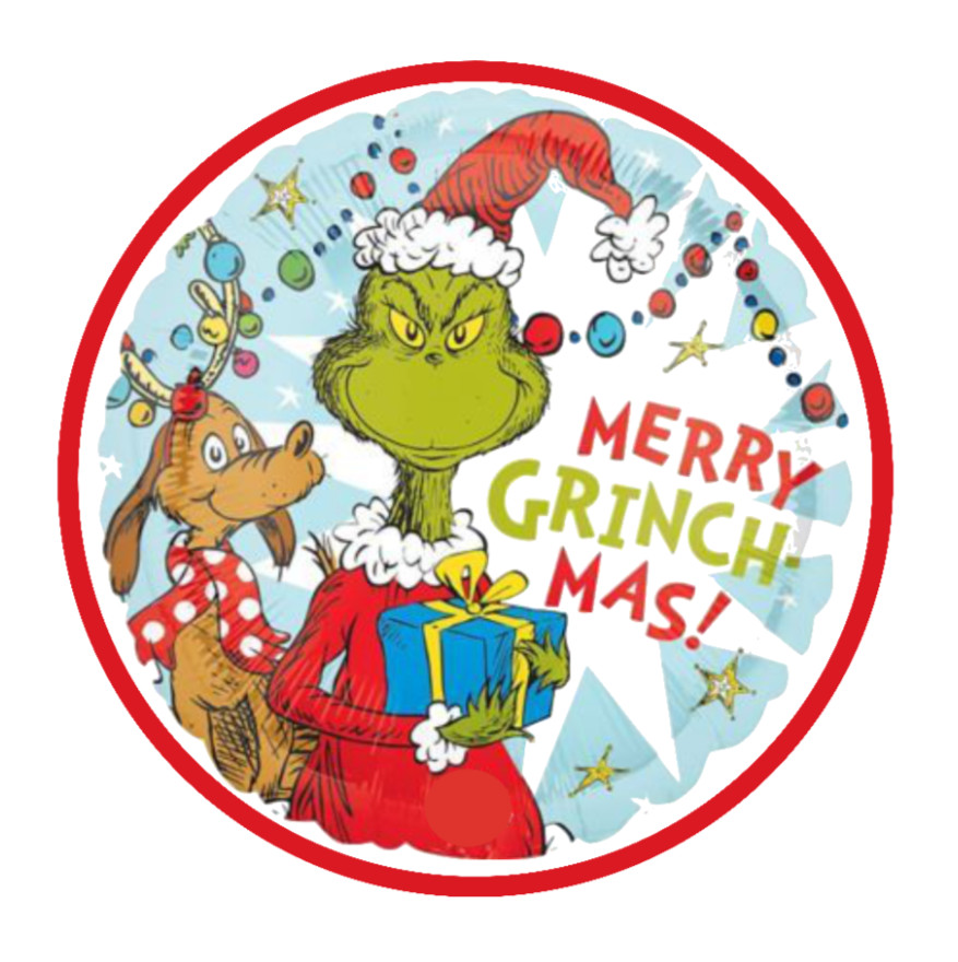 Christmas – Merry Grinchmas – 4″ Vinyl Decal Sticker Gift Decor Jar Tumbler Car