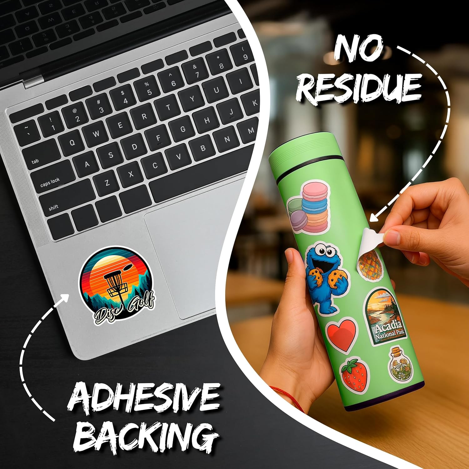 Disc Golf Sport Sticker 4 Inch Frisbee Putter Driver Basket Course – Waterproof