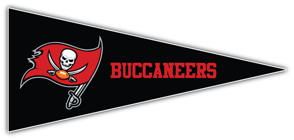Tampa Bay Buccaneers NFL Sport Pennant Car Bumper Sticker Decal »SIZES»