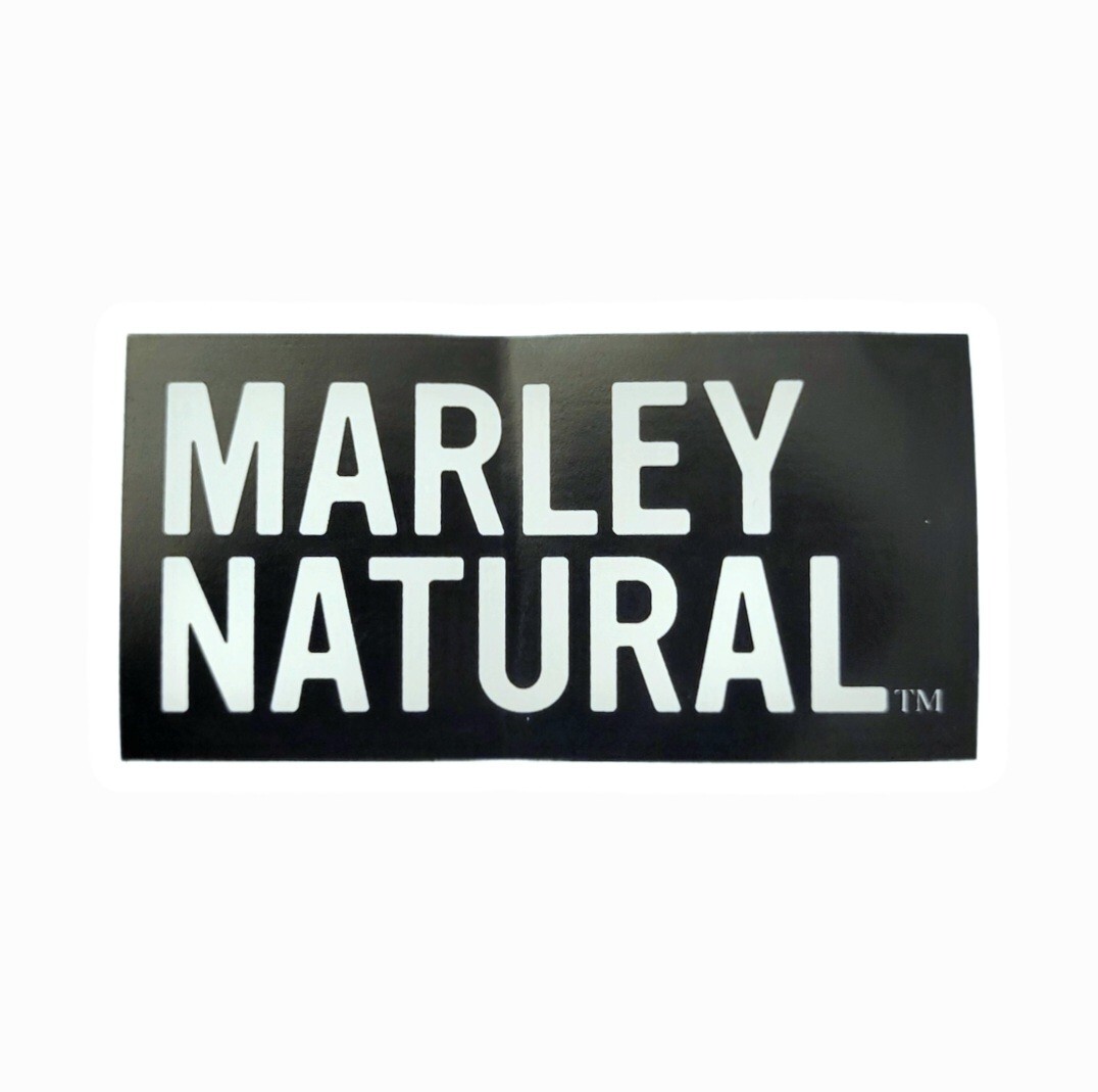 Marley Natural Sticker Promo Black Logo Bob Marley’s Official Brand New Smoke