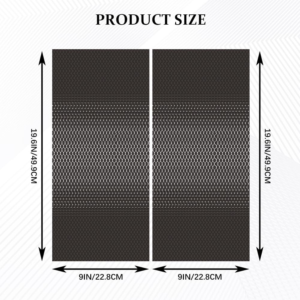 2PCS Carbon Fiber Car Window Pillar Stickers, B Pillar Sticker Decal, Waterpr…