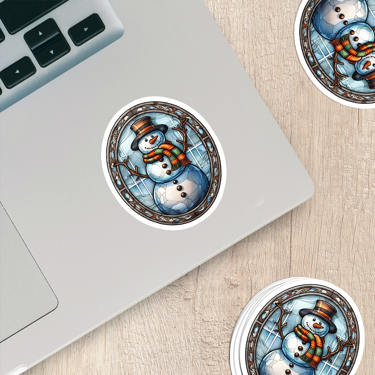 Snowman Vinyl Sticker – Add a Frosty Friend to Your Life