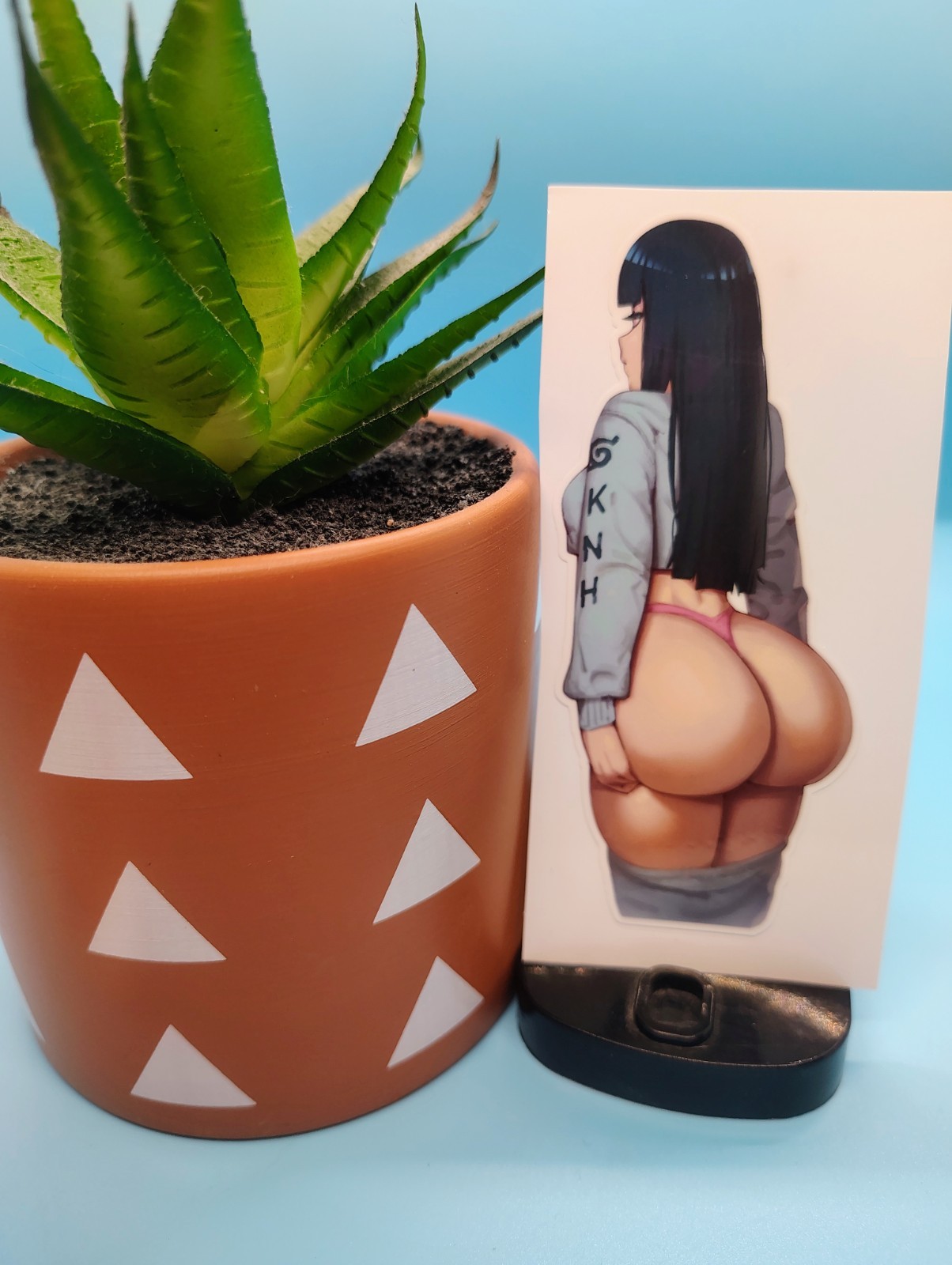 (4.5 Inches) Hinata Hyuga (Thicc) – Water-Resistant Vinyl Sticker