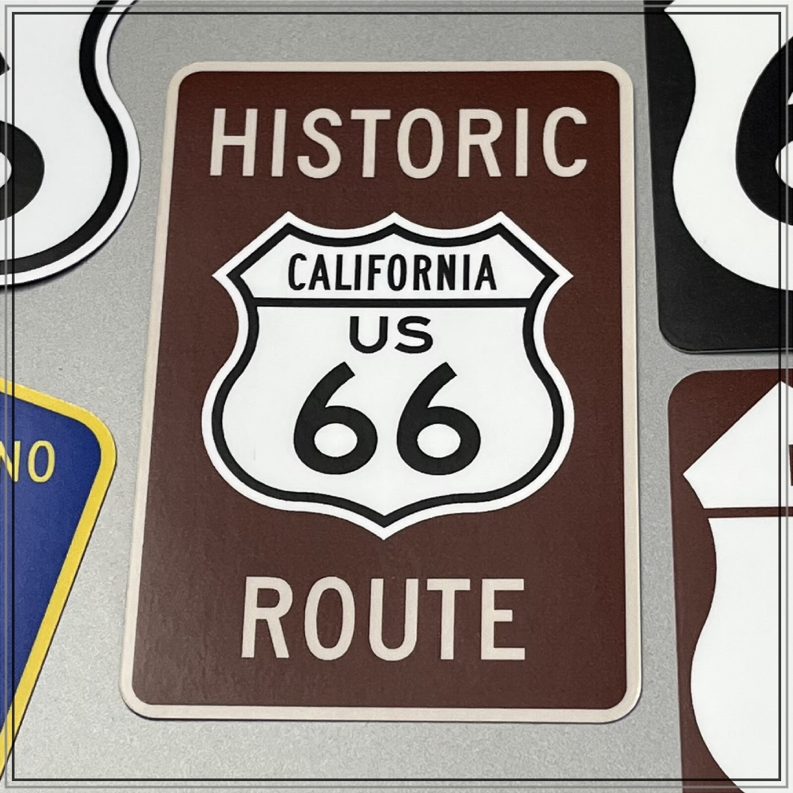 Route 66 Decals 5-pack Made With 3M Vehicle Grade Materials VERY HIGH QUALITY
