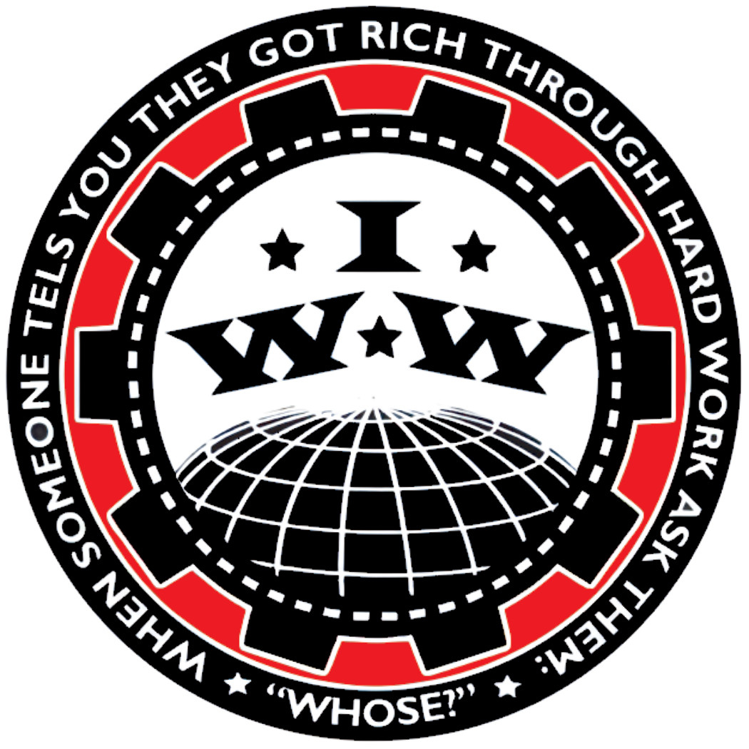 IWW Industrial Workers Of The World Antifa Sticker I013S
