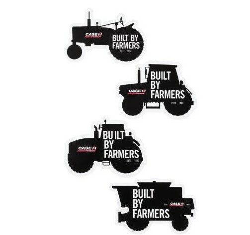 Case IH Built By Farmers Die Cut Equipment Decal / Sticker Sheet