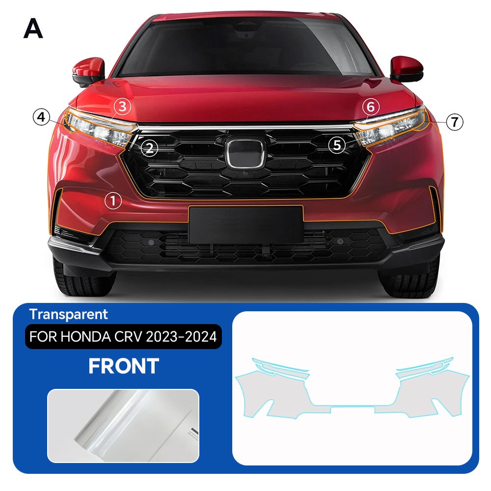 Honda CR-V 2023-2025 Full Car Precut Kit Paint Protection Film Clear Bra PPF TPU