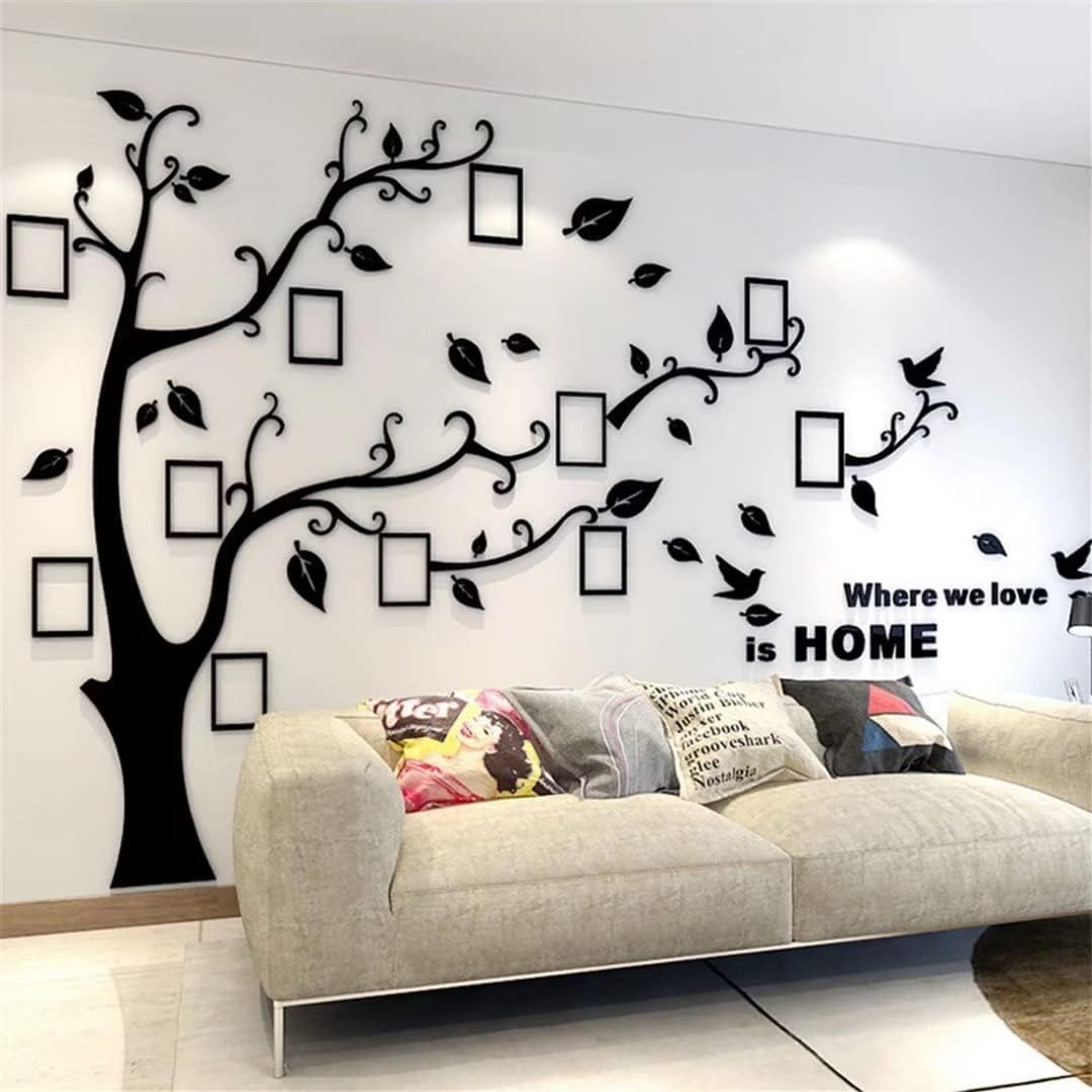 Personalized 3D Acrylic Tree Wall Decor – Versatile Family Photo Frame
