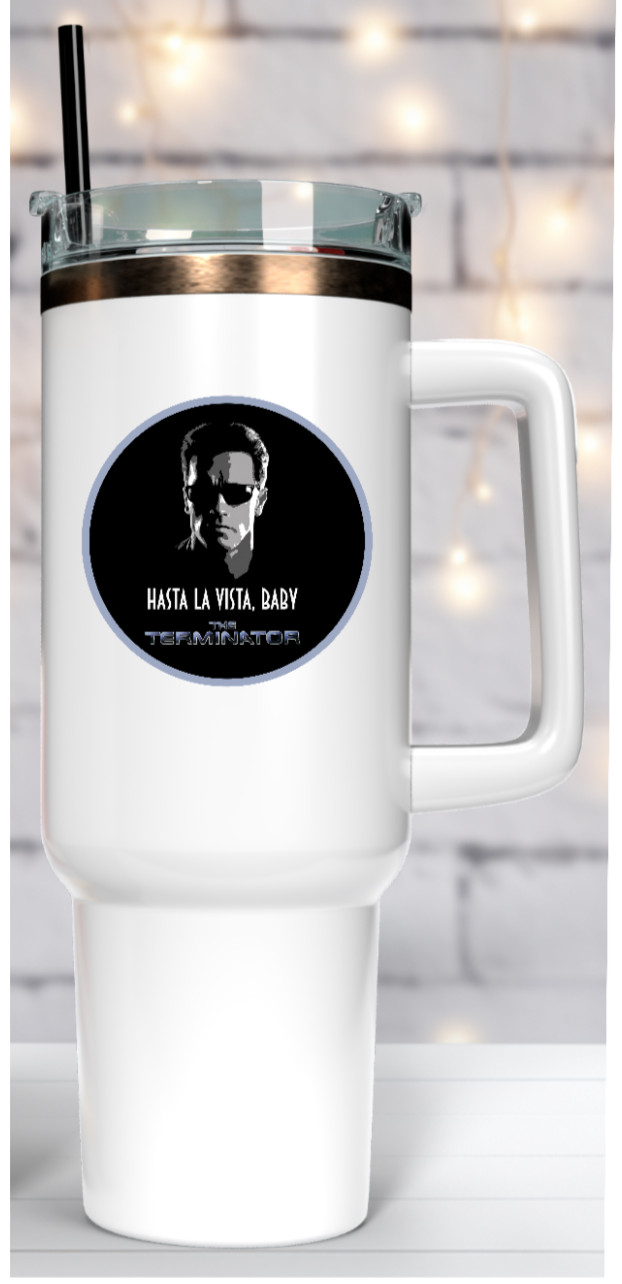 Movie – The Terminator «Hasta» – 4″ Handmade Vinyl Decal Vehicle Cooler Laptop