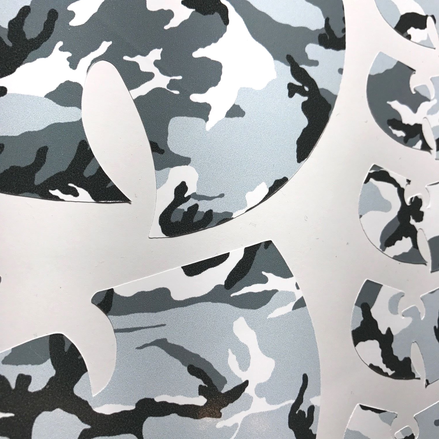 Wu Tang 5″ & 1.5″ Snow Urban Camo Vinyl Decal Sticker Set