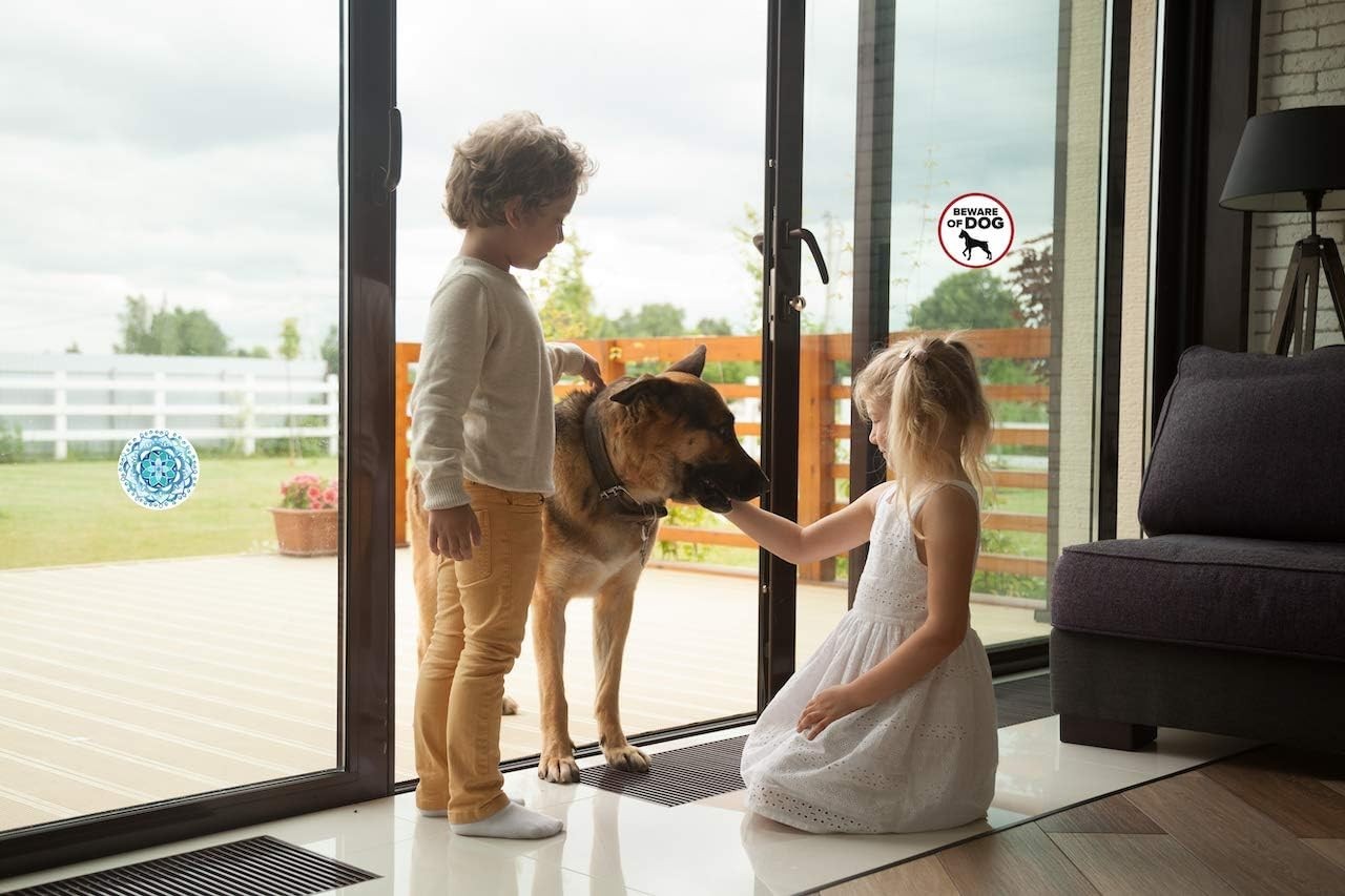 Double Sided Glass Door Safety Stickers