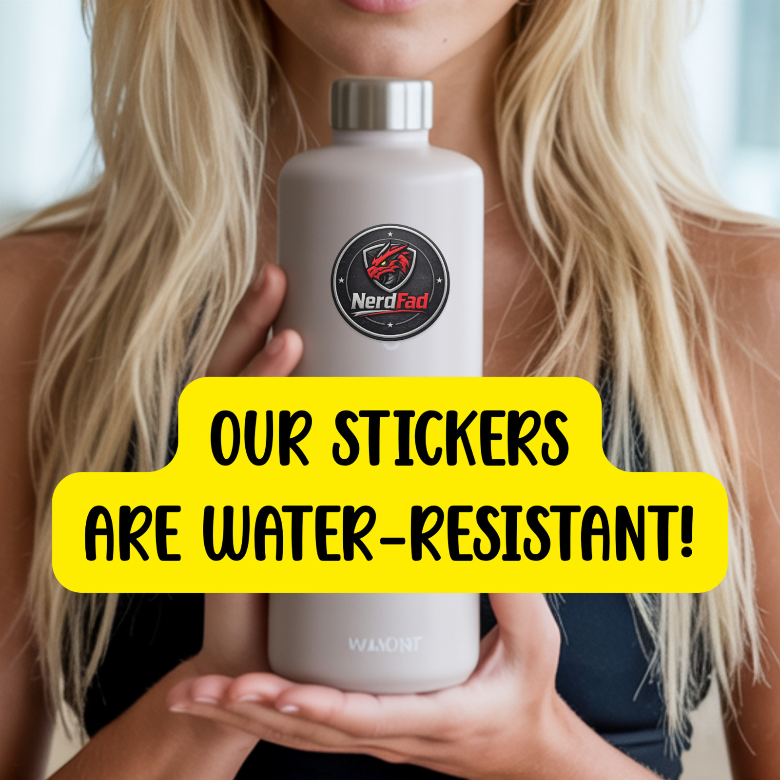 Red Rising Water Resistant Vinyl Sticker Decals – 2.2″