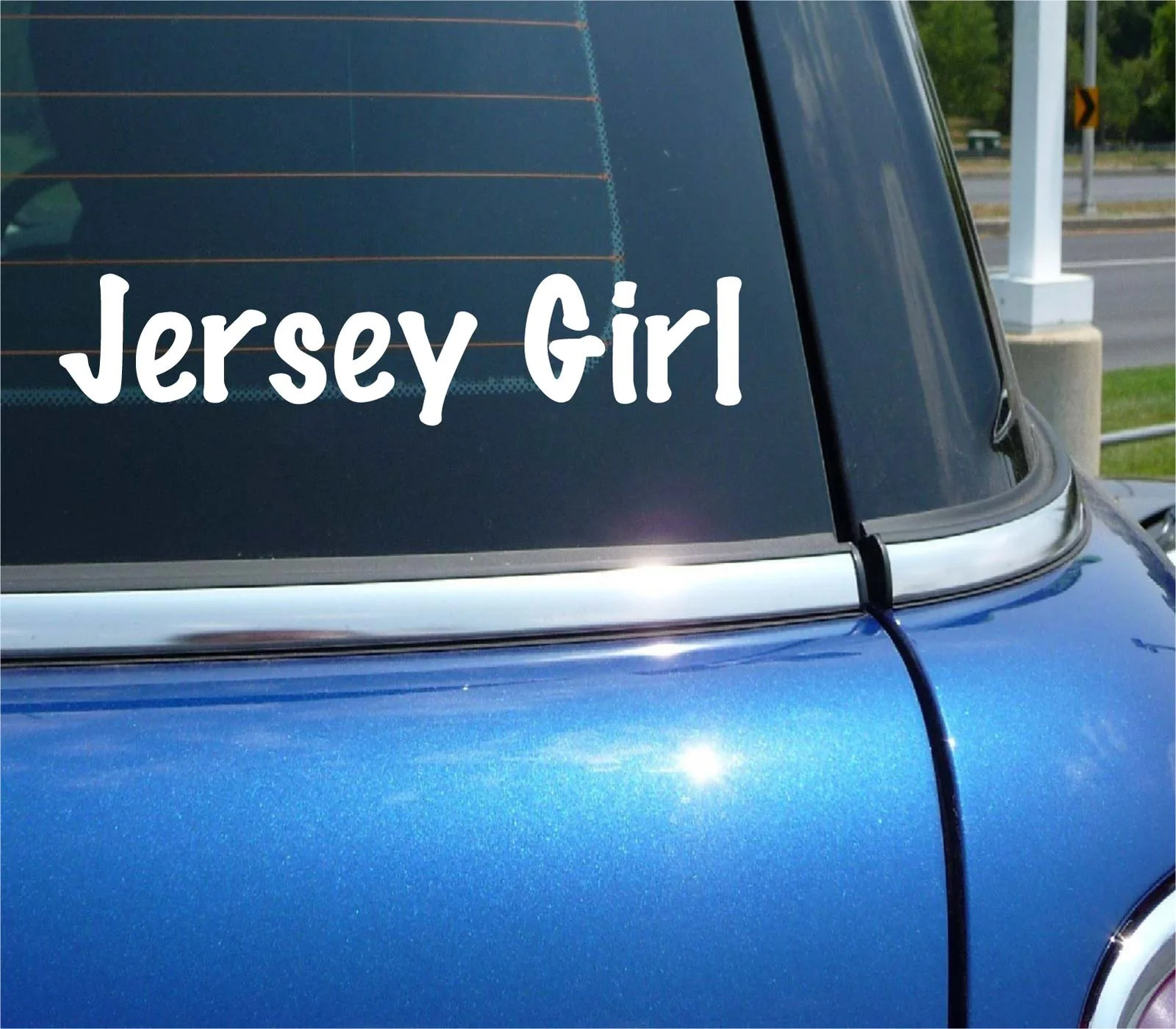 JERSEY GIRL NEW FUNNY DECAL STICKER ART CAR WALL