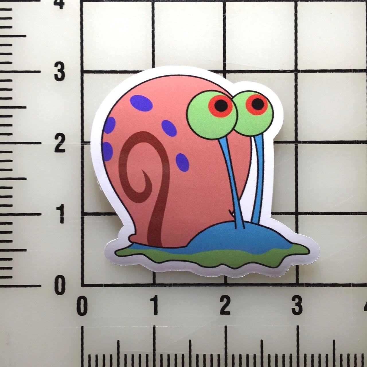 Spongebob Squarepants Gary 3″ Wide Color Vinyl Decal Sticker BOGO