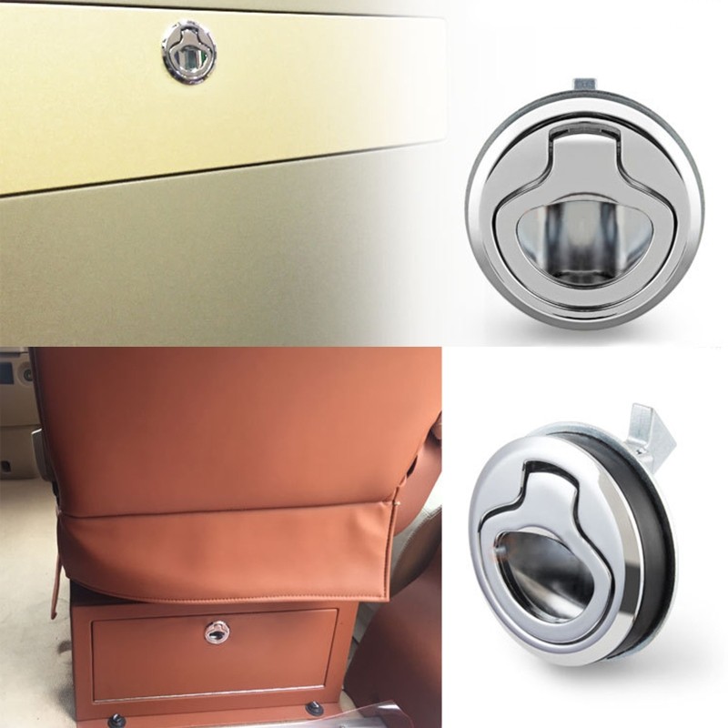 Zinc Alloy Handle Lock Deck for Hatch Embedded Flush Pull Slam for Latch for Yac