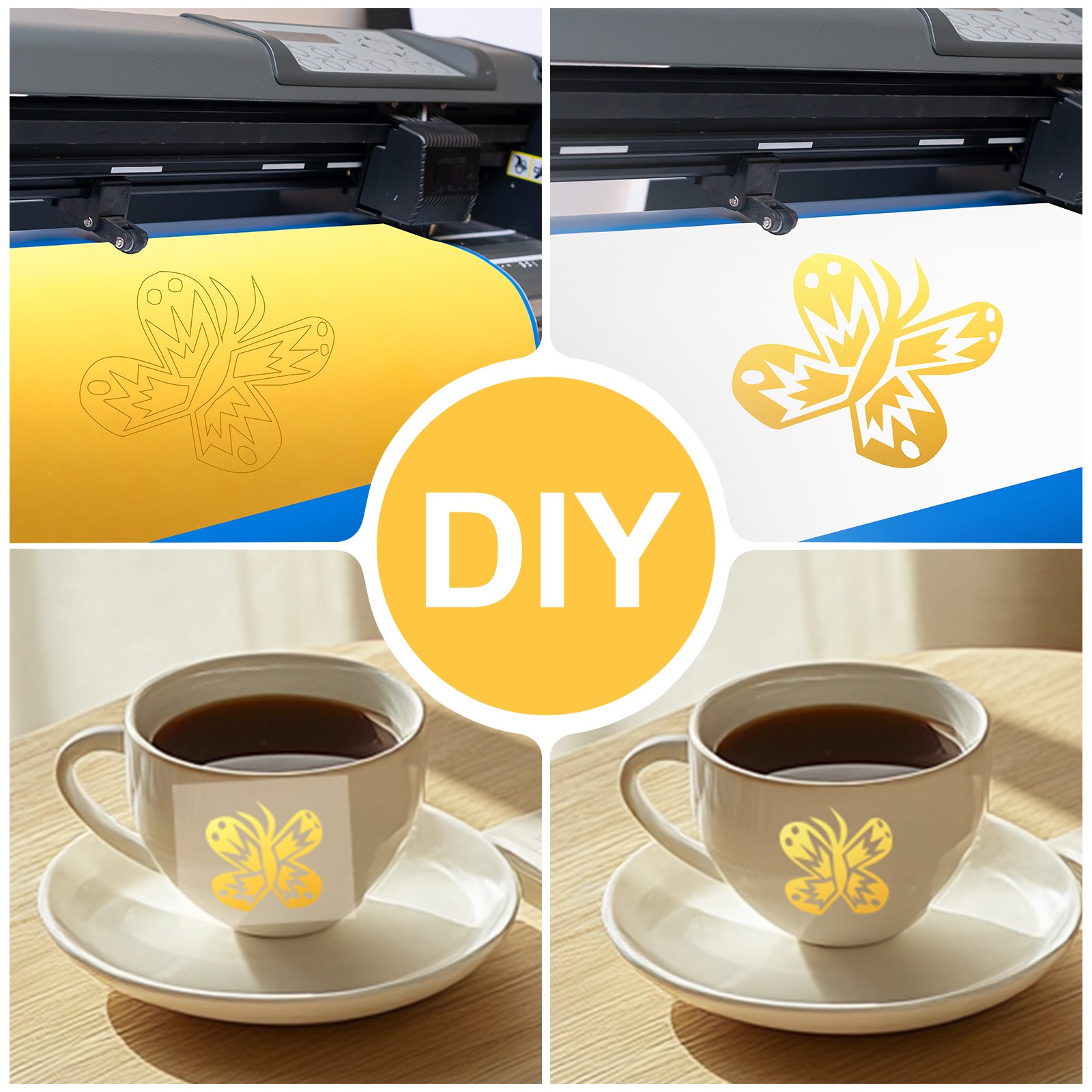 Brown Permanent Vinyl, 12 Inch x 8ft Vinyl Roll