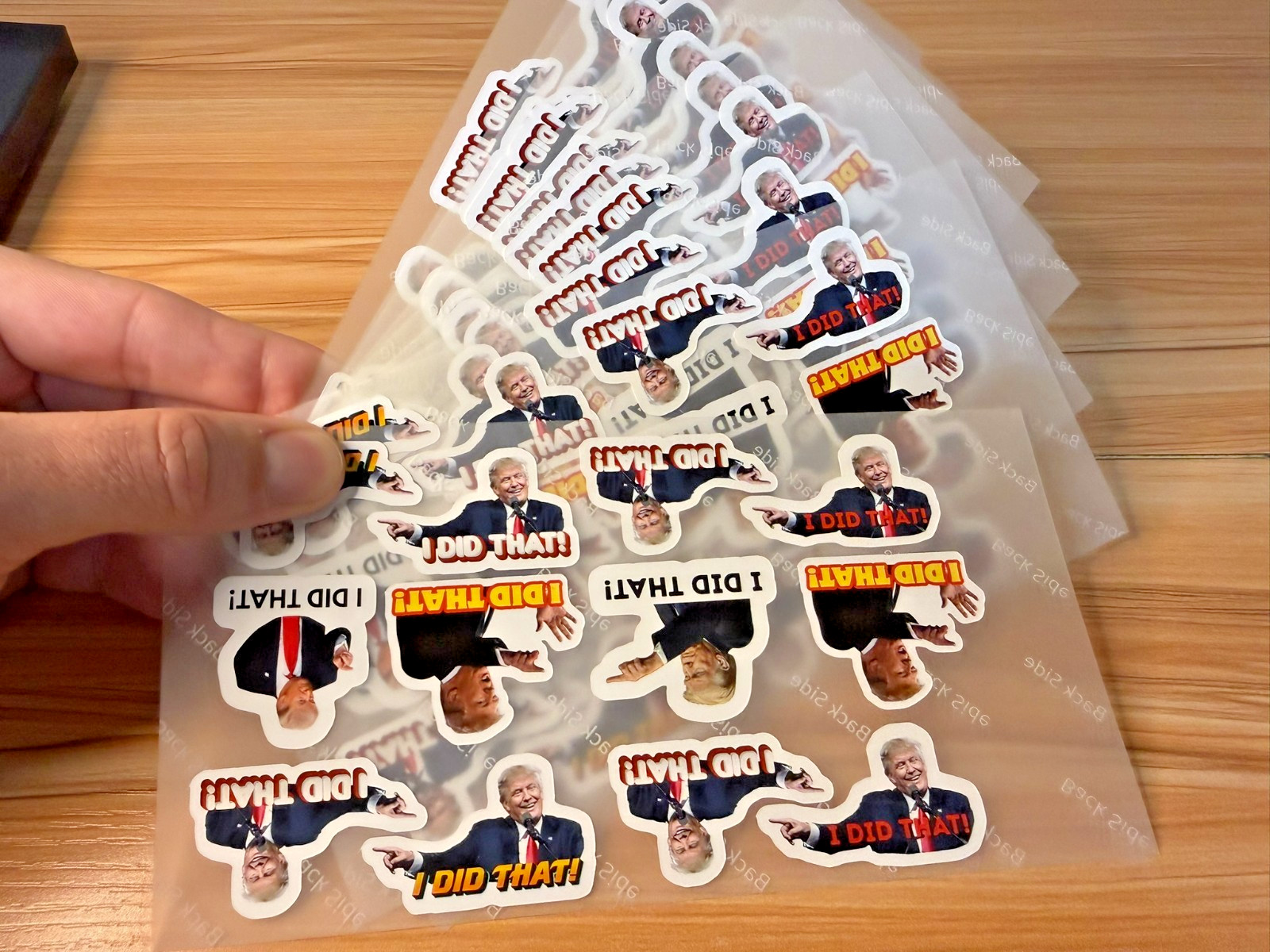 I DID THAT Gas Pump Stickers, 1.5″ Mini Assorted Vinyl Waterproof 10-100 pack