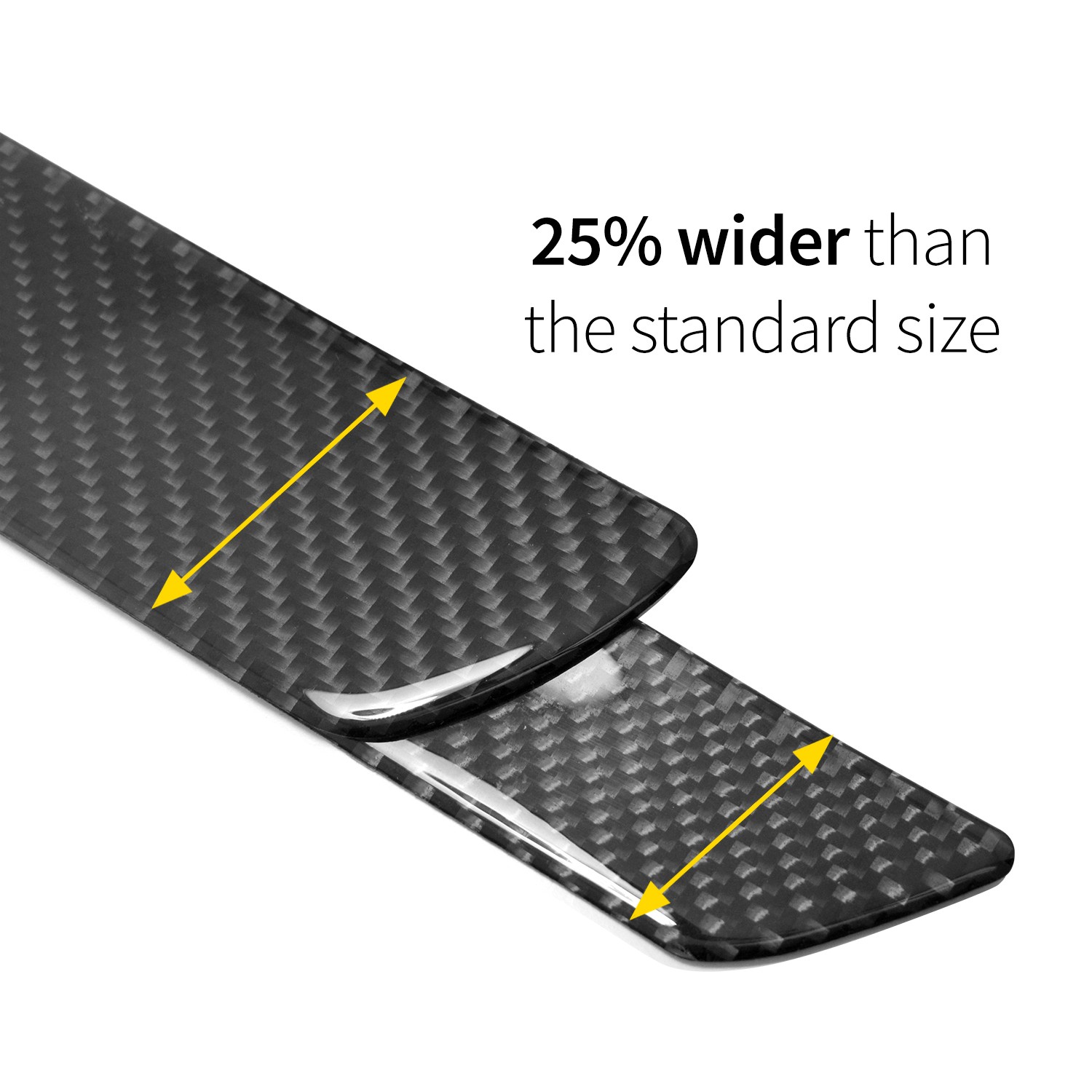 Jeep X-Large Black Carbon Fiber 4 Pcs Universal Door Sill Plates