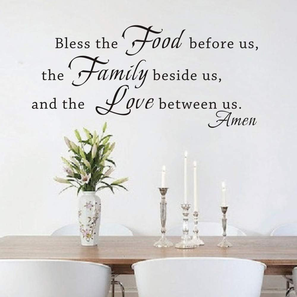 Kitchen Wall Decals Family Wall Decor Kitchen Stickers Prayer Quotes Dining R…
