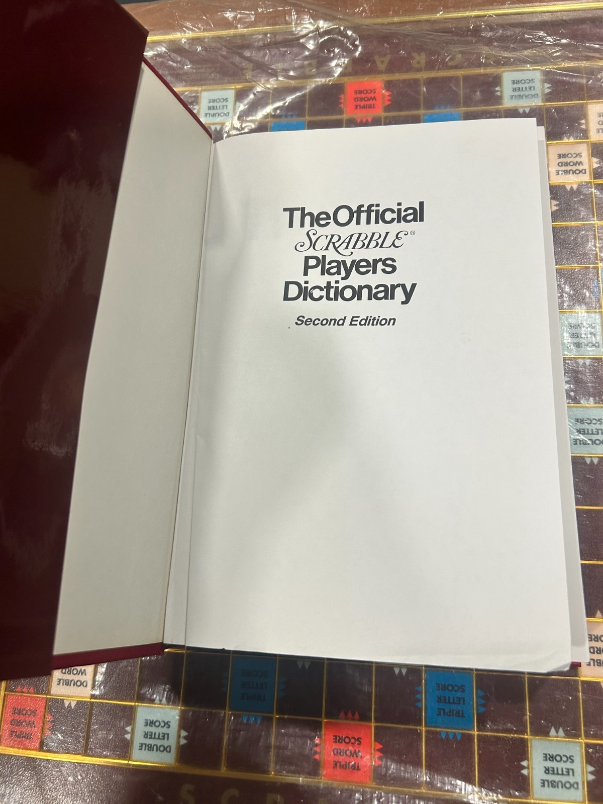 Franklin Mint Luxury Scrabble Edition Dictionary