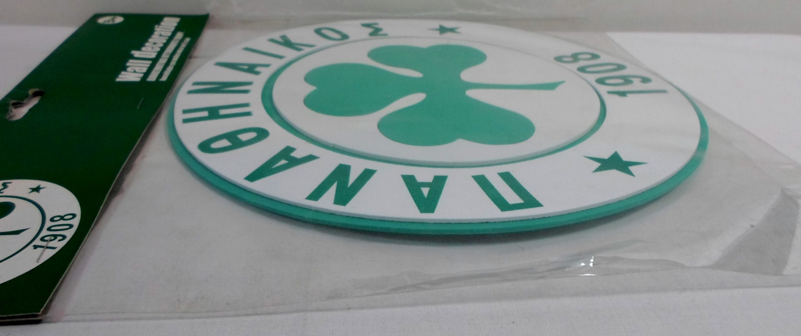PANATHINAIKOS FC 10» PAO GREEK SOCCER EMBLEM LOGO WALL DECORATION VINYL STICKER