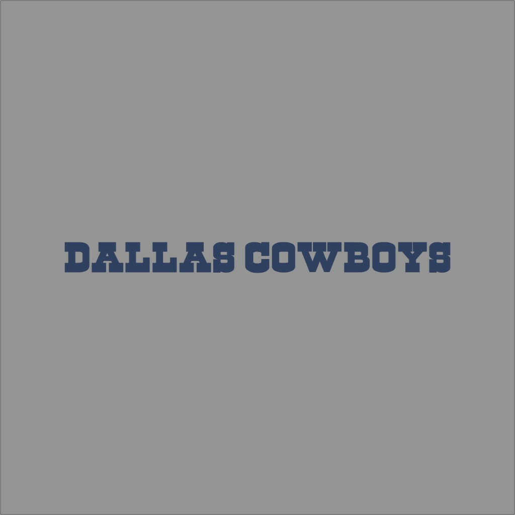Dallas Cowboys #4 NFL Team Pro Sports Vinyl Sticker Decal Car Window Wall