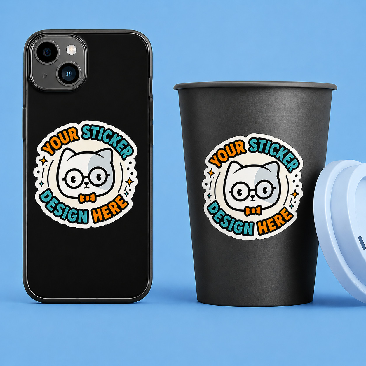 Custom Sticker| Die Cut Product Labels | Logo Stickers | Bulk Stickers