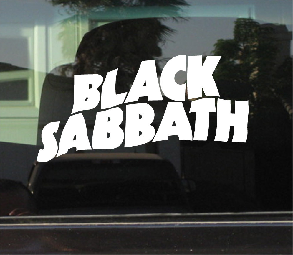 Black Sabbath Vinyl Sticker Decal
