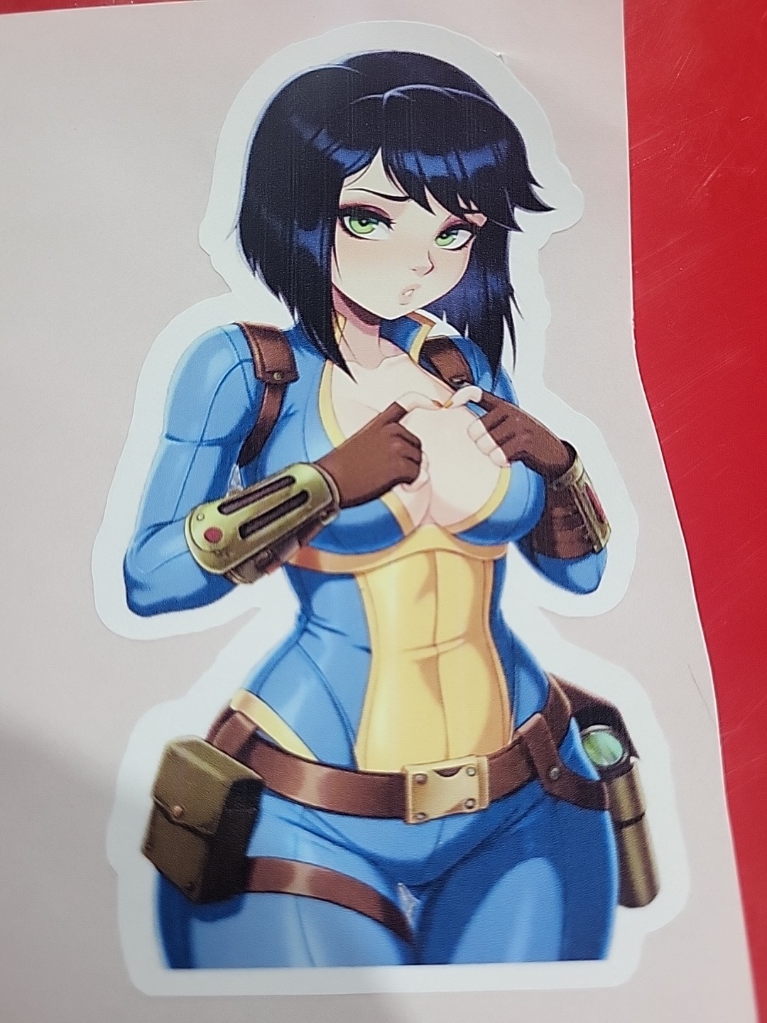 Vault Meat Sticker Vinyl Decal Nsfw Fallout Video Game Waterproof High Gloss 4in