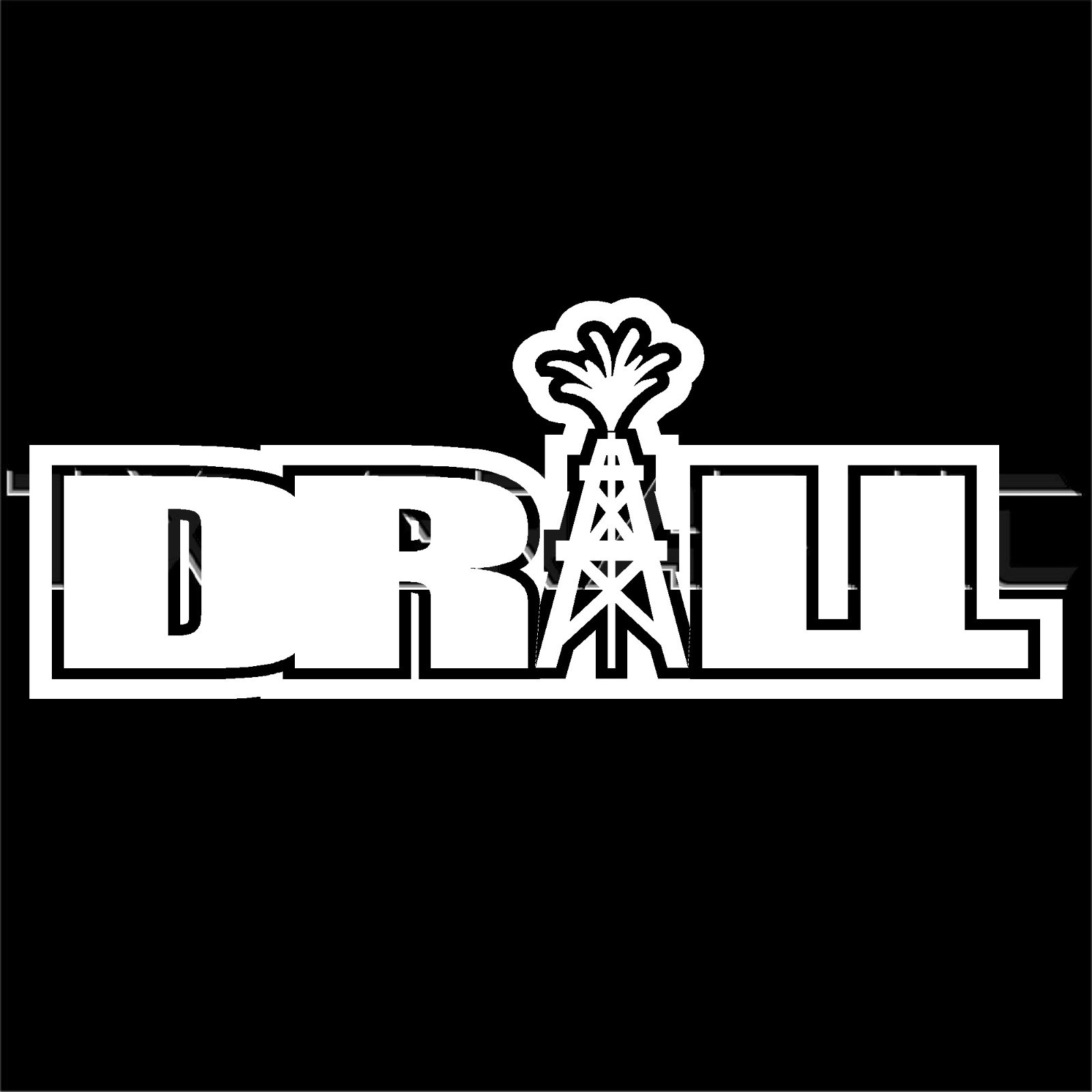 DRILL OIL RIG OILFIELD ROUGHNECK DECAL VINYL STICKER WINDOW CAR TRUCK
