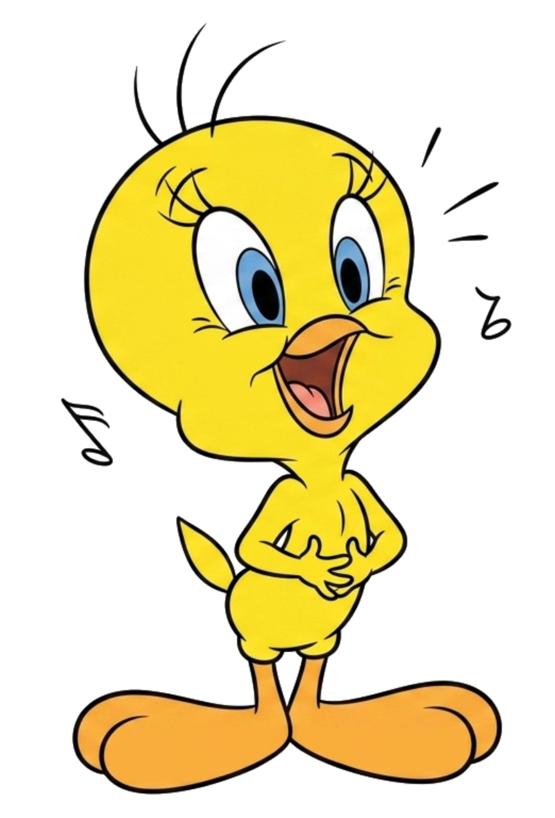 Tweety Bird Laughing Sticker Funny Cartoon Laughing Vinyl Decal Cute Bird Art