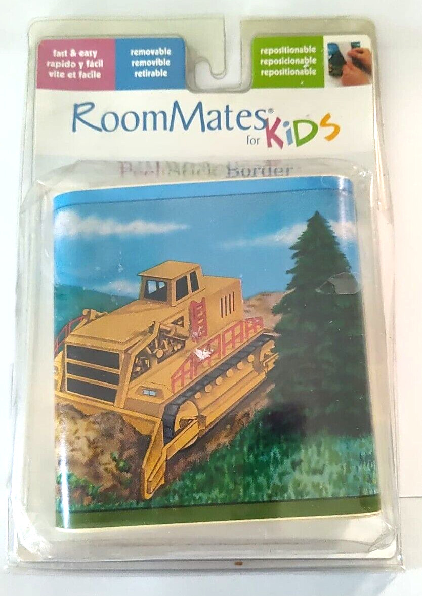 RoomMates For Kids Peel Stick Border Construction Vehicles