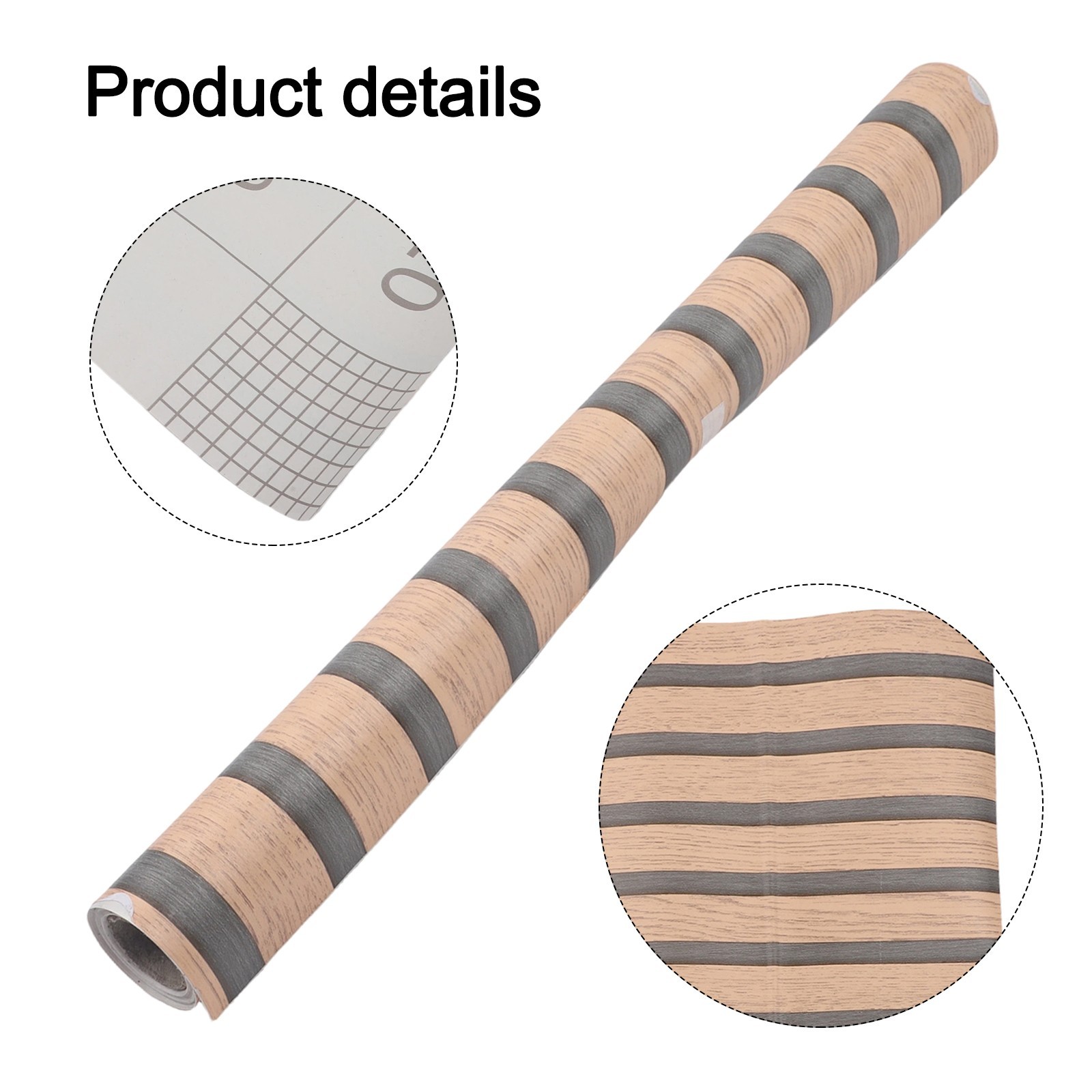 PVC Wood Grain Wall Covering for Bedroom Living Room Walls Easy Installation