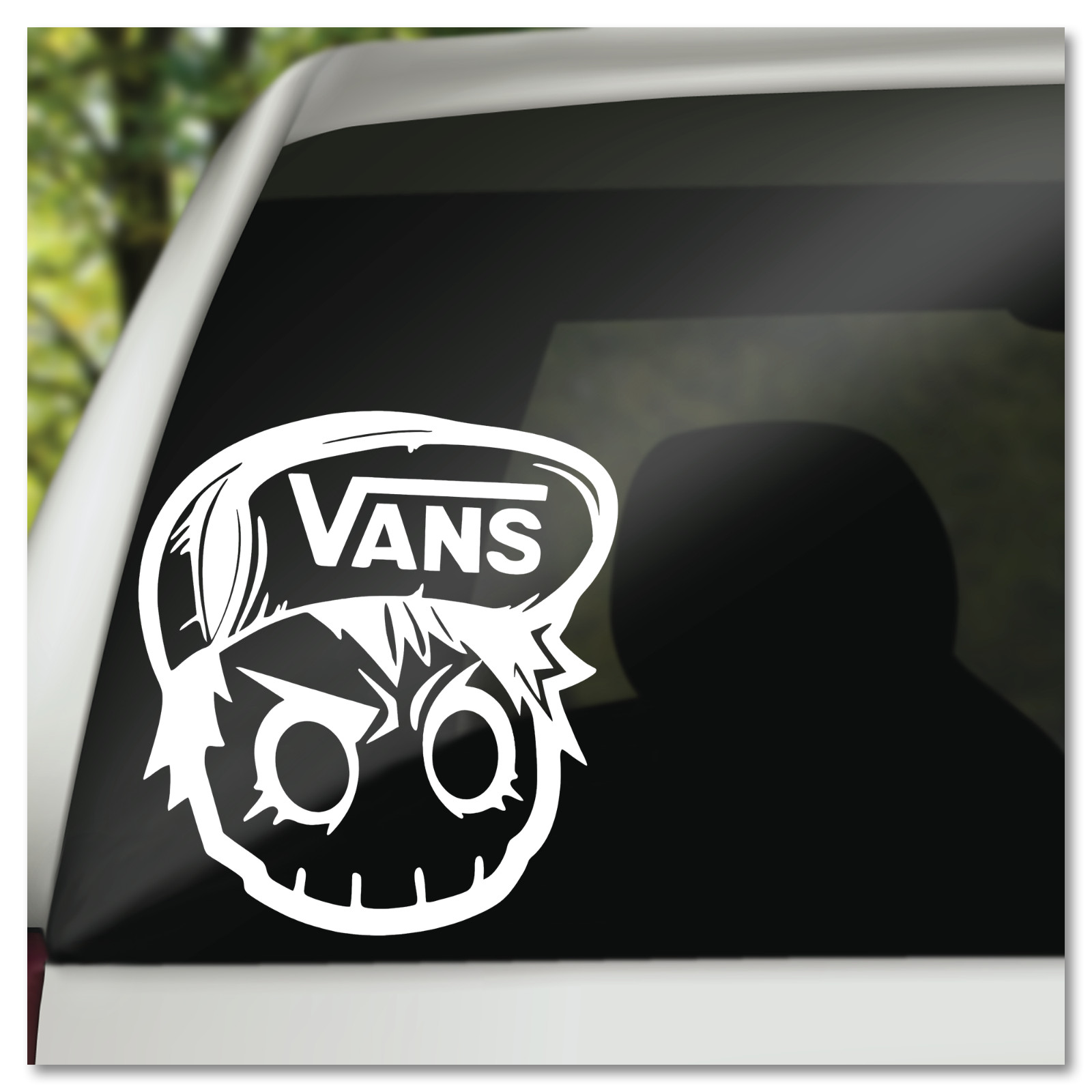 6″ Vans Demon Skull Vinyl Decal Sticker