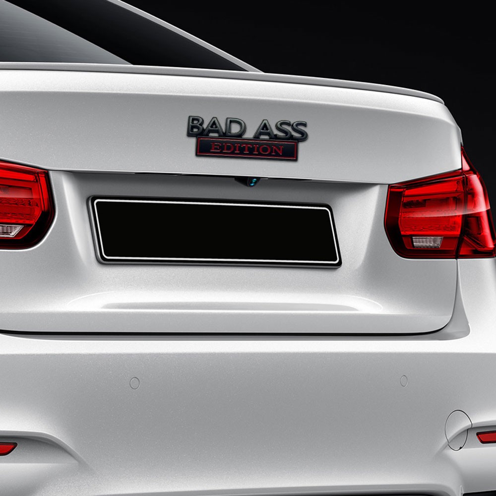 Car Bad Ass Edition Emblem, 3D Fender Badge Decal Car Sticker NEW