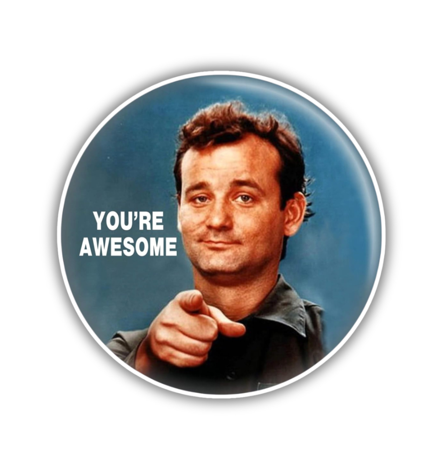 Bill Murray You’re Awesome Fridge Magnet or Laptop Sticker