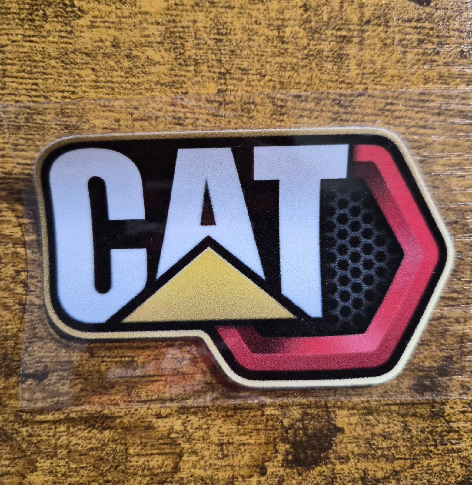 CATERPILLAR HEX DECAL 3 in. UV DTF Decal Sticker waterproof USA NOT VINYL