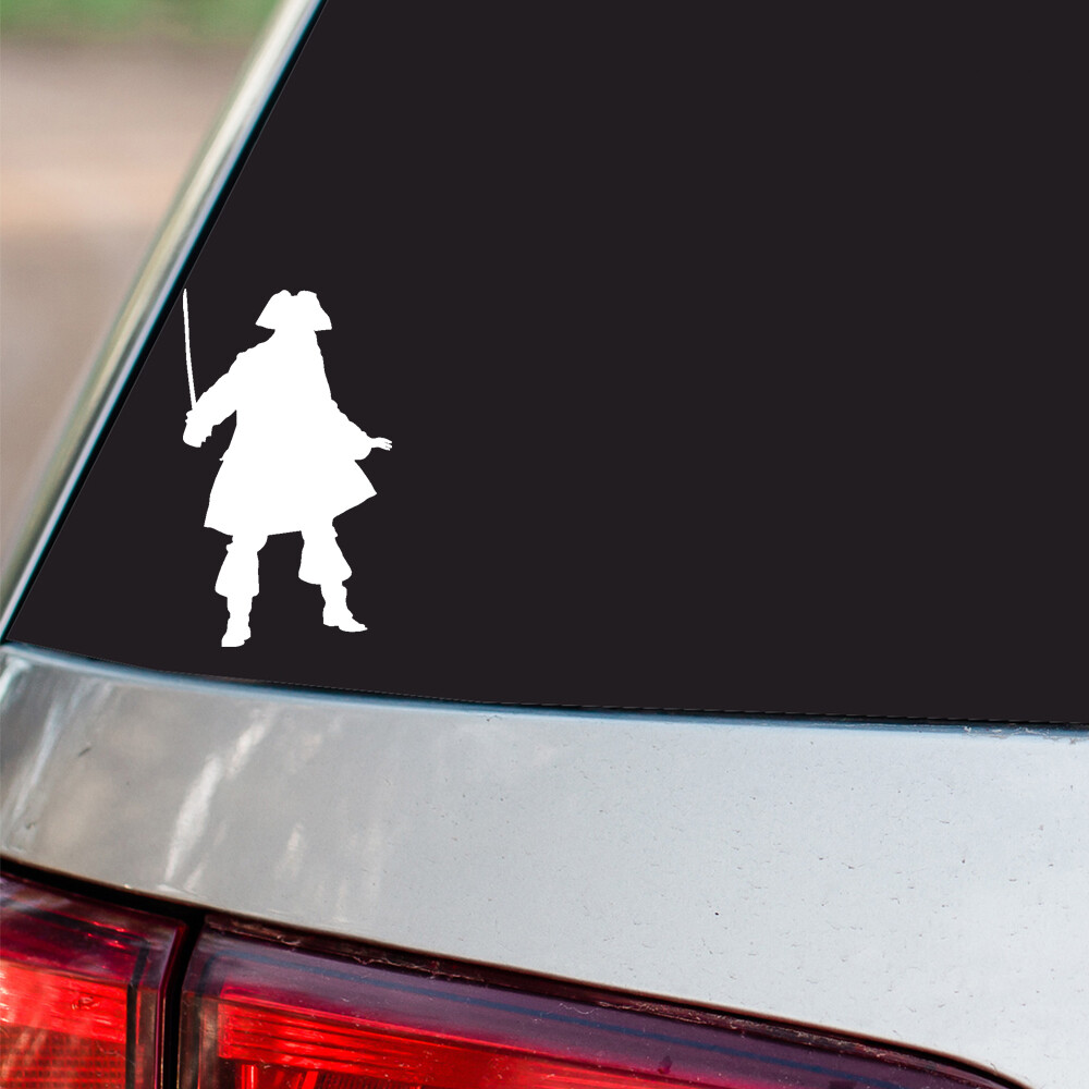 Pirate Sticker Ahoy Pirate S7 all chrome & regular vinyl colors