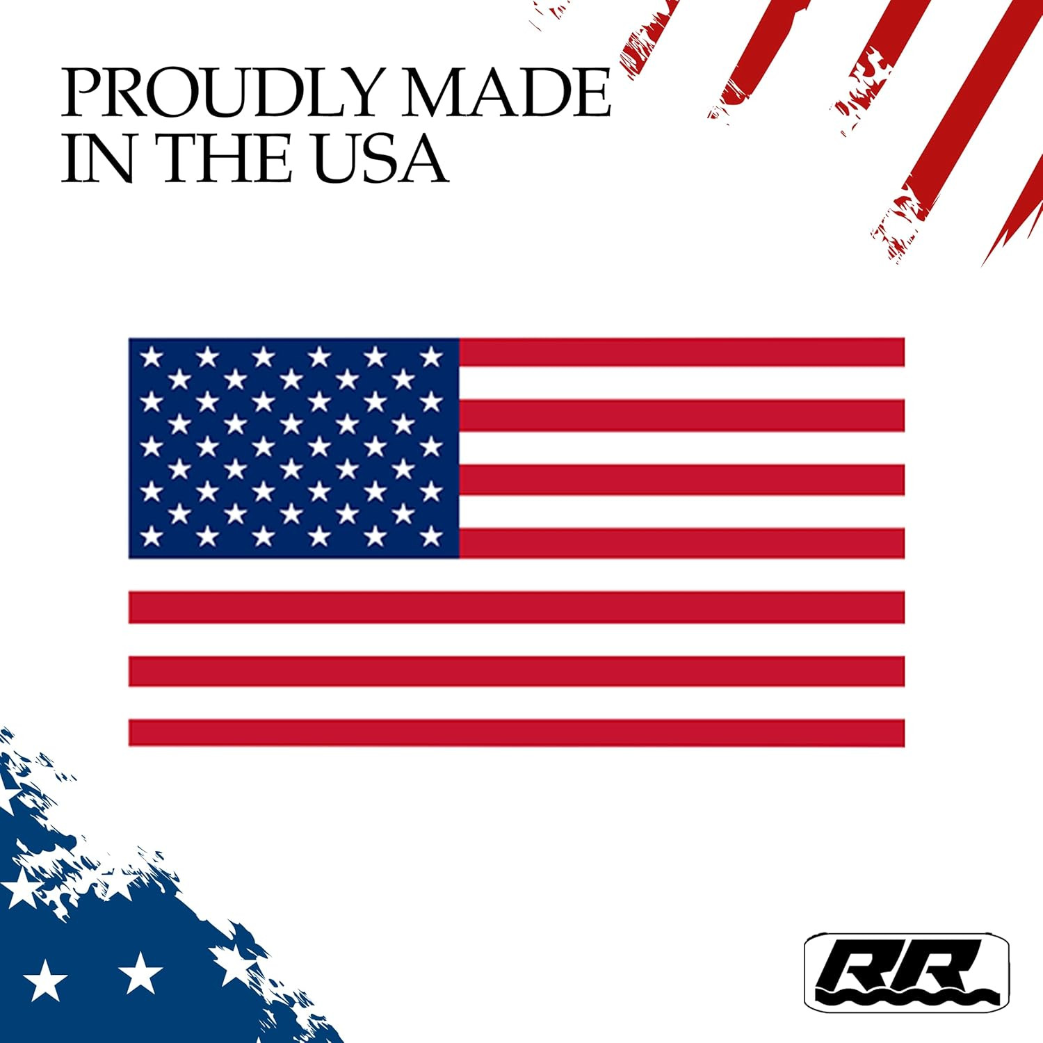 4 Pack USA American Flag Decal Bumper Sticker 5X3� United Sates of America